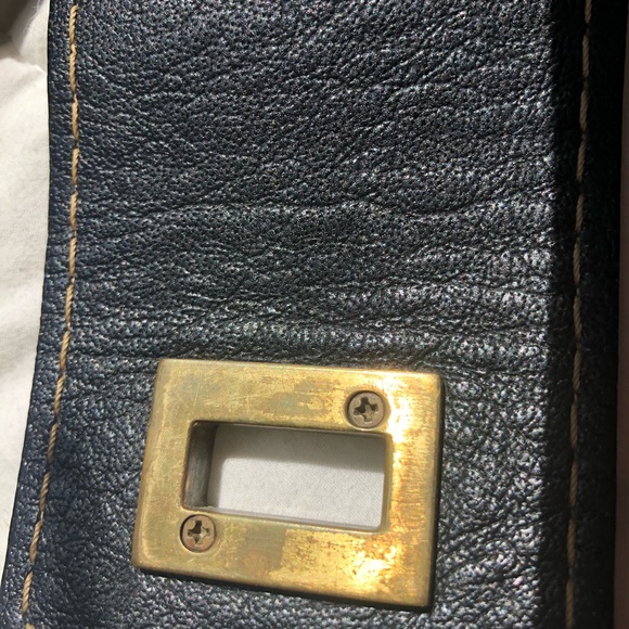 Rafe New York blue leather handbag - Picture 7 of 7